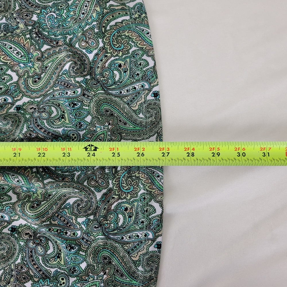 Oh Baby by Motherhood Womens Blouse Small Top Multicolor Paisley Short Sleeve‎ - Picture 8 of 13
